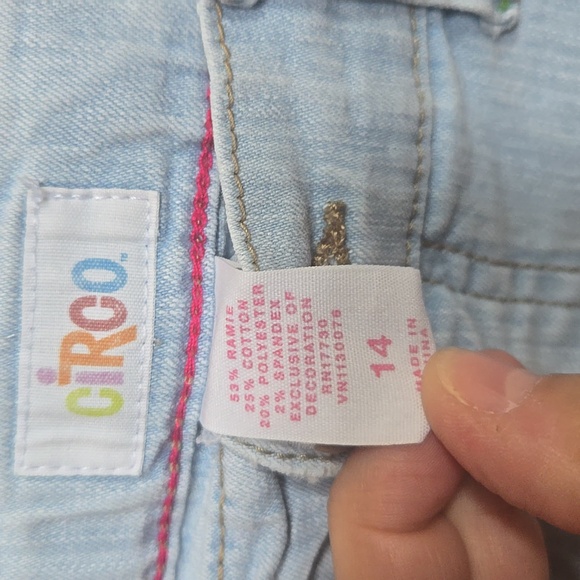 Circo Flare Jeans Light Wah, sz 14 girls - Picture 3 of 4